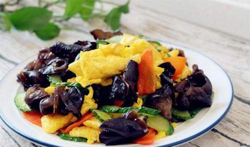 木耳炒生瓜孩子吃,儿童营养美味佳肴